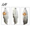 PVC Glass Clings for Bedroom Halloween Ghost Window Stickers Removable Wall Decals Peel And Decorative Stickers Clean Surfaces Stick Self-Adhesive