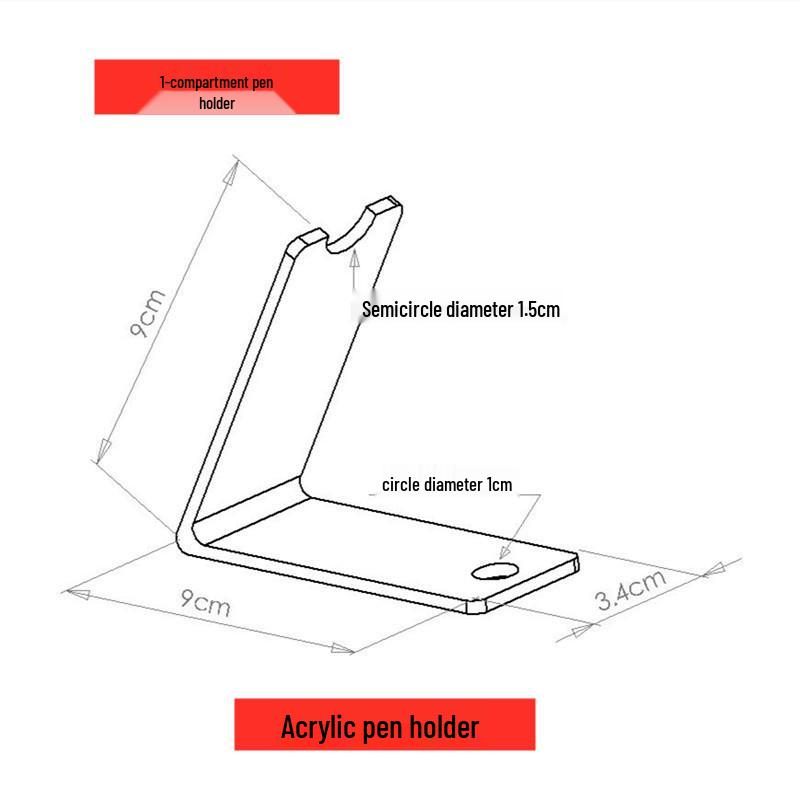 Acrylic Pen Tray Holder for Fountain Pens - New Display & Storage Solution