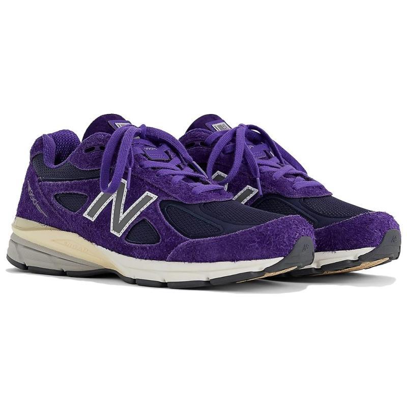 New Balance 990v4 MiUSA Teddy Santis Plum Purple Sneakers U990TB4