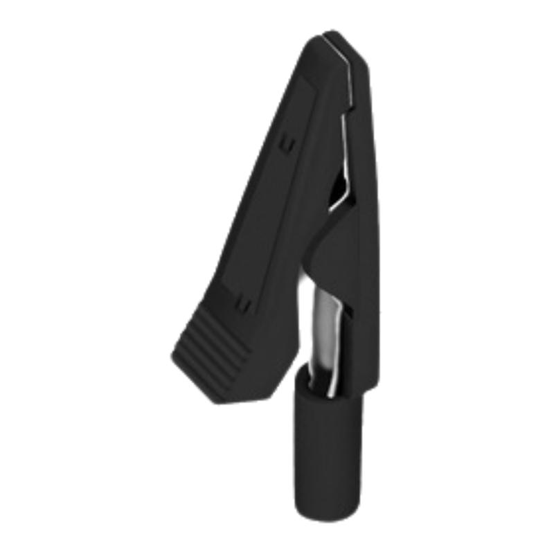 New 1/5Pcs 10A 2mm Insulated Alligator Clip Battery Test Clip Banana Female Adapter Multimeter Pen Cable Probes Crocodile Clip
