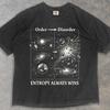 Entropy Always Wins graphic Men's T-Shirt, Order to Disorder science tee