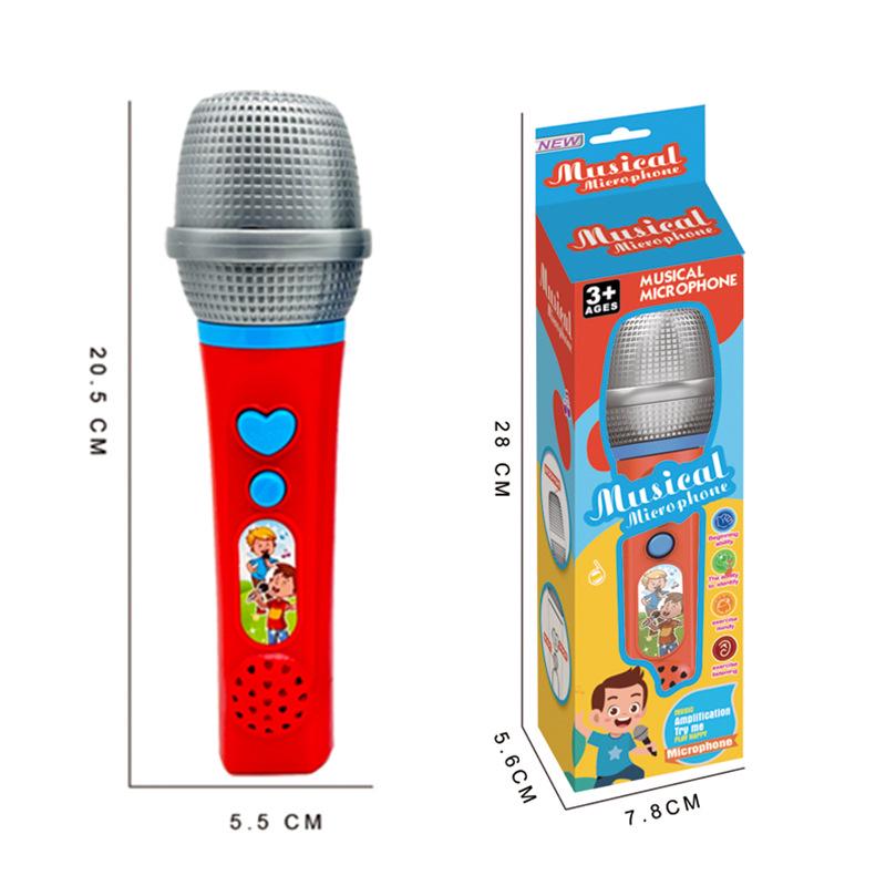 Children's Karaoke Toy Microphone Amplifier for Early Education and Music Play