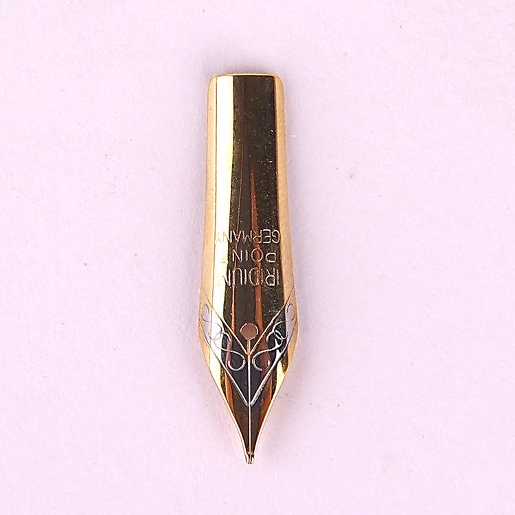 Universal 26mm Straight Nib Fountain Pen - Replaceable Metal Calligraphy Nib Accessory