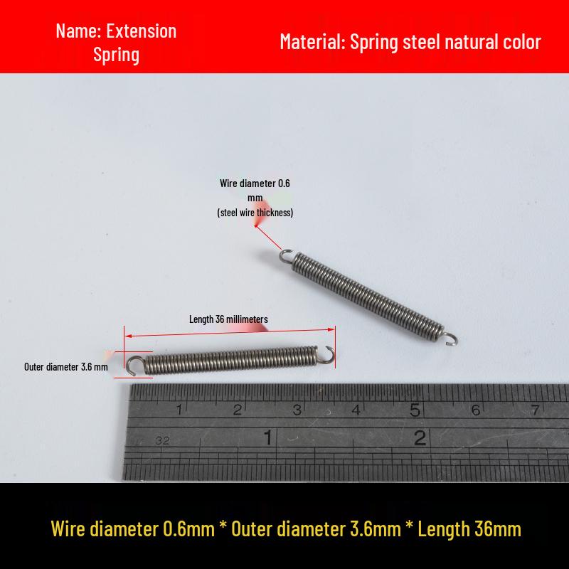 Stainless Steel Spring Hook for Microwave Oven Handle, Wire Diameter 0.6/0.7