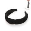 Pure Color Fabric Hair Decoration Ladies Simple Manual Production Knot Wide Edge Hair Hoop Head Hoop