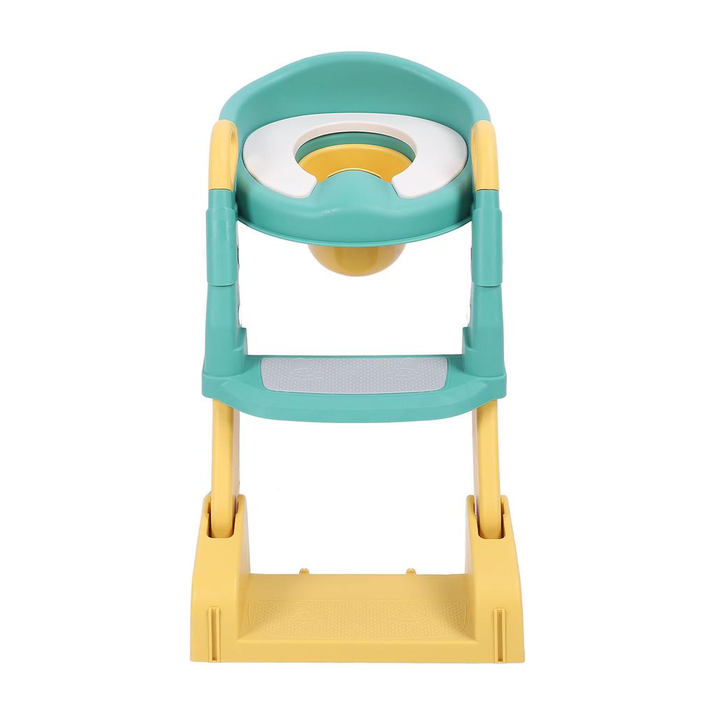 3 In 1 Folding Potty Training Seat with Step Stool PU Anti Slip Ladder Potty Training Toilet for