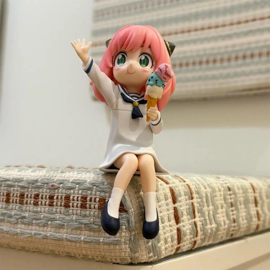 Anime Peripheral Spy Family Statue Anya Cosplay Figure 2d Double-Ended Interchangea Model Desktop Decoration Birthday Gifts
