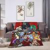 Hades Zagreus Blankets  Soft Warm Novelty Plush Throw Blanket For Couch Bed Decorative Flannel Bedspread Bed Cover