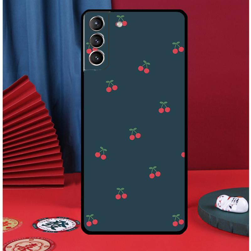 

Чехол для телефона с милым коллажем из вишни для Samsung Galaxy S24 Ultra S9 S10 S20 FE S21 S22 S23 Plus S25 Ultra Задняя крышка Galaxy S21Ultra