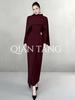 2024 Spring/Autumn High-Quality Shawl & Slim-Fit Dress Set