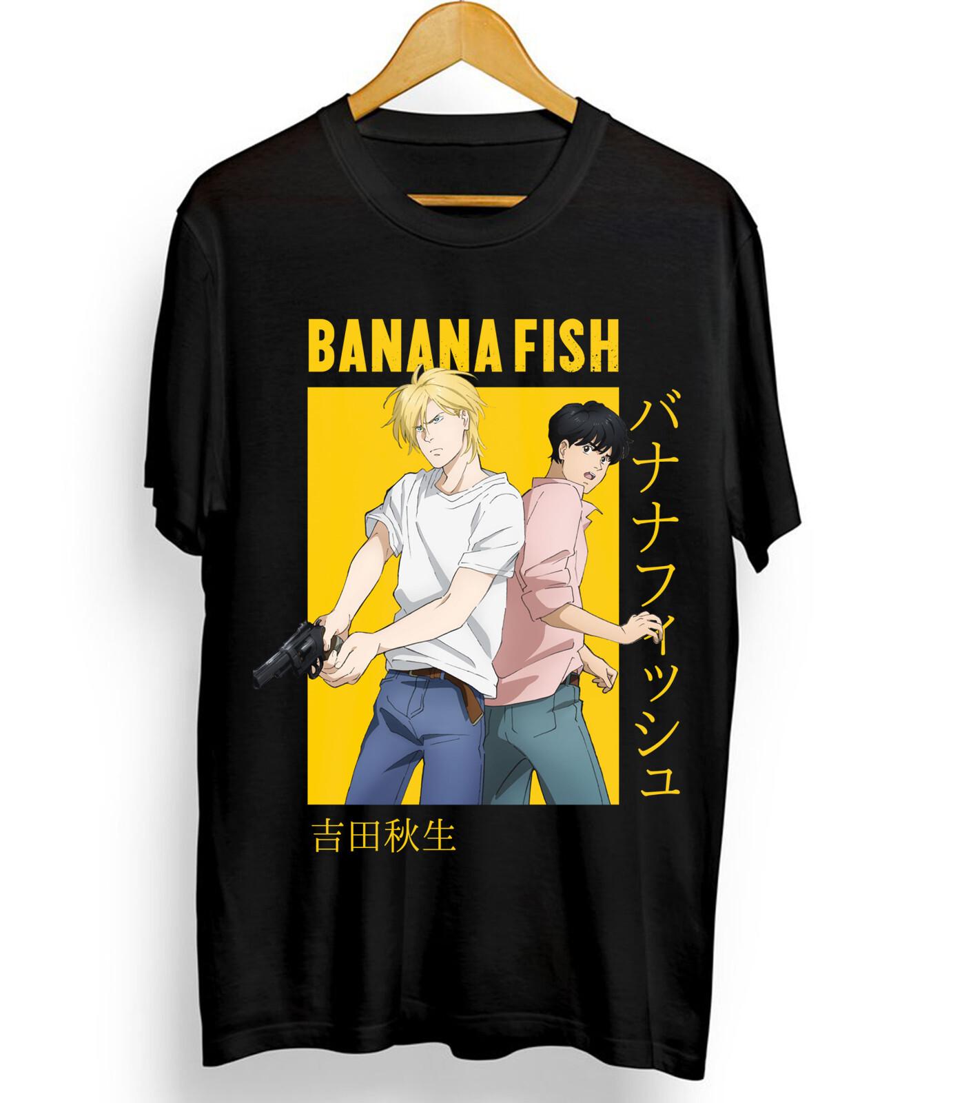 Banana Fish Эш Линкс Эйджи Окумура Карта Аниме Новая Унисекс Футболка M