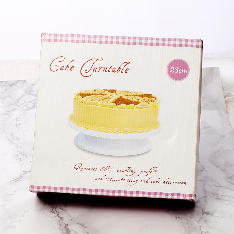 Cake Decorating Turntable: Rotating Stand & Tools for Baking