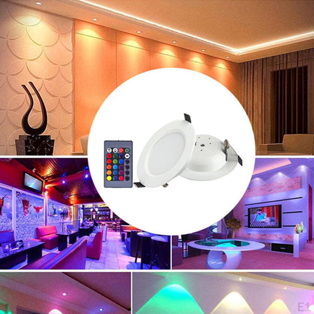 Led Downlights for Ceiling Dimmable RGBW, Recessed Lighting Living Room, Kitchen, KTV,