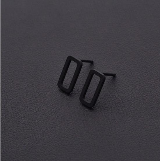 Trendy Geometric Earrings: Square, Circle, Triangle Designs