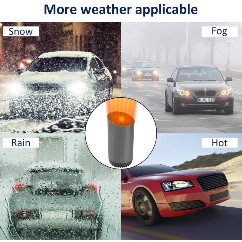 Portable Car Windshield Heater Defroster Defogger Heater and Cooler Fan 12V