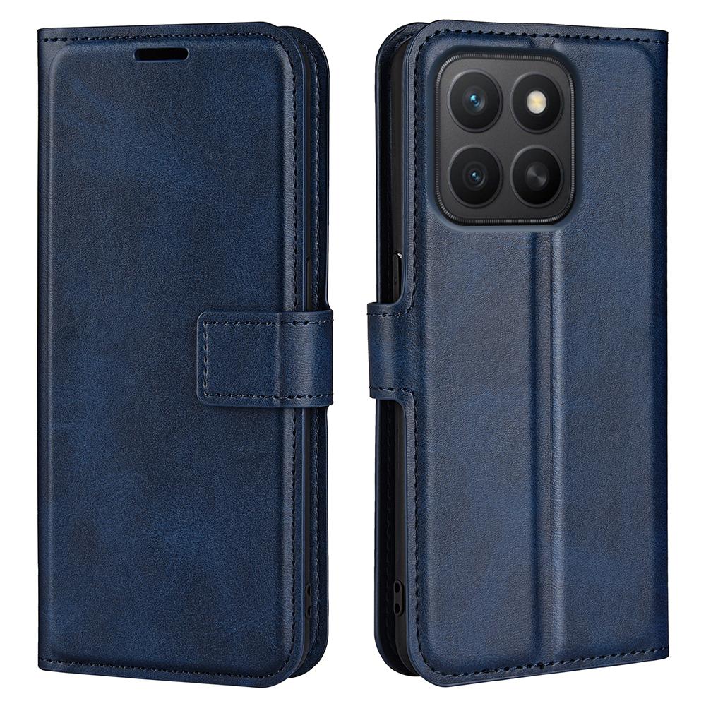 For Honor X8c 4G Stand Case Anti-Scratch Calf Texture Leather Phone Cover