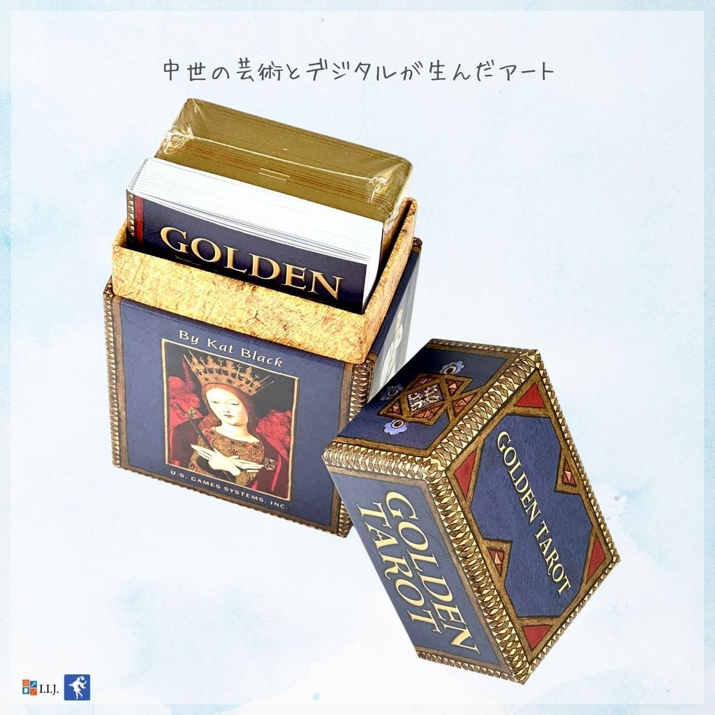 Golden Tarot Tarot Tarot Fortune with Japanese Authentic I.I.J. Cards, Telling, Instructions,