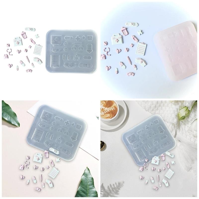 Fashionable Versatile Sturdy Silicone Mould Portable Craft Supplies Accessory for Stylish Pixel Shaped Creation