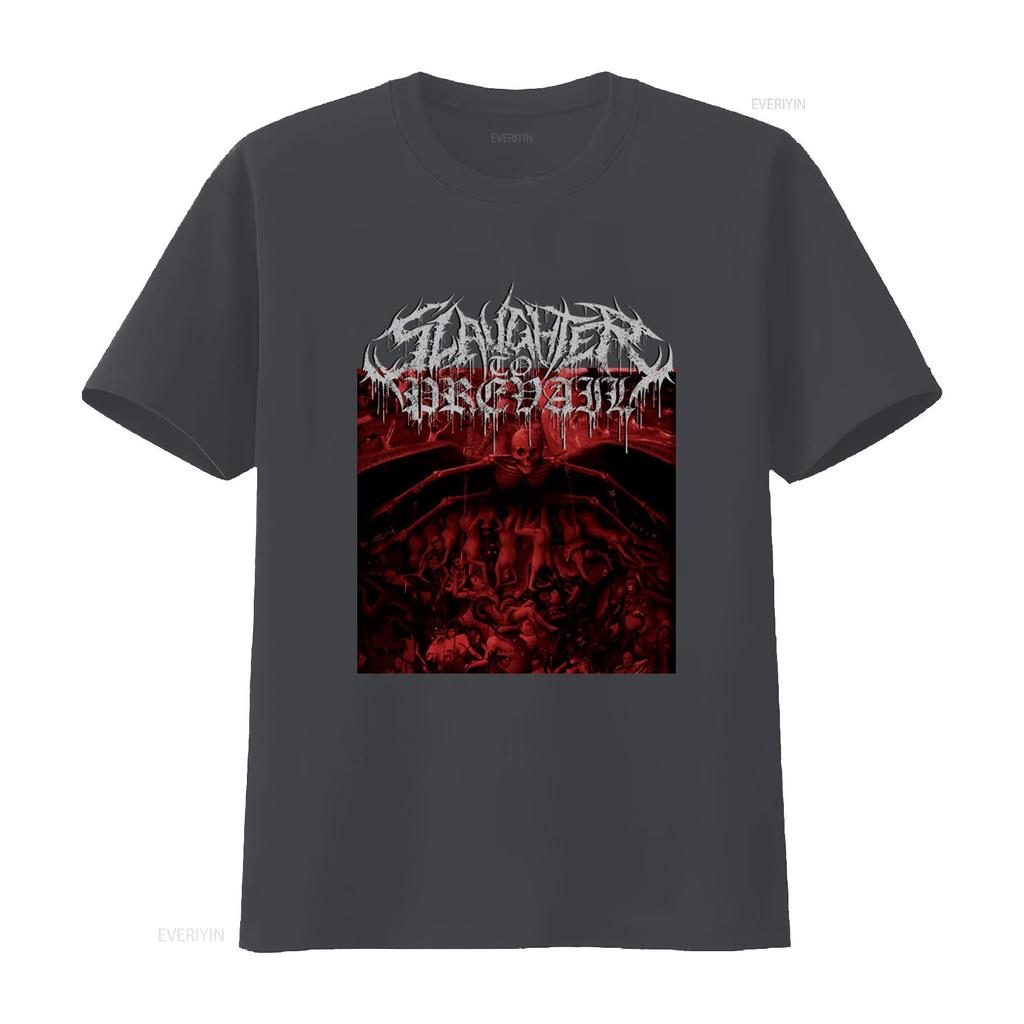 Slaughter to Prevail Heavy Metal Band Inspired T shirt Kostolom Skeleton for Rock Fans vintage Washed designer clothes Stylish
