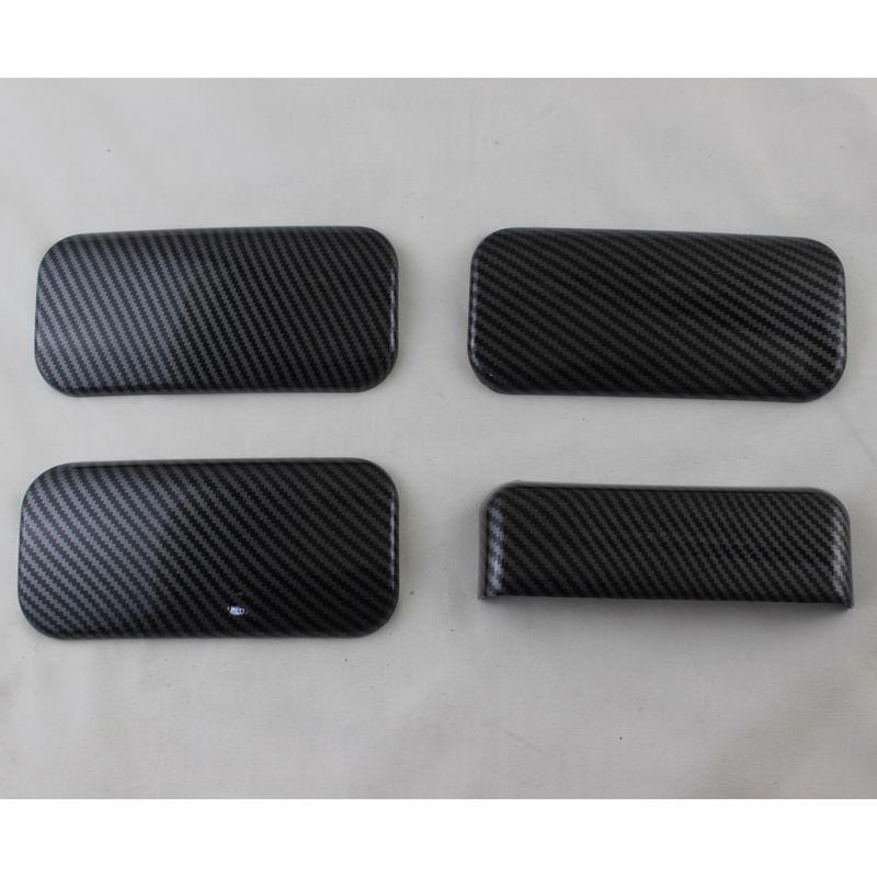 ABS Carbon Car Accessory Door Handle Bowl Covers Trim Paste Style For Ford Transit Tourneo MK6 MK7 2007 2008 2009 2010 2011 2013