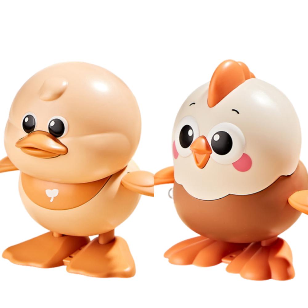 Durable Construction Jumping Chicken Toy Funny Movement Clockwork Toy  Birthday Gifts