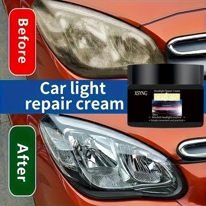Car Headlight Repair Cream, Anti-oxidation and Scratch Repair, PVC Plastic Polishing Agent, Commonly Used for Car Headlight Maintenance and Upkeep