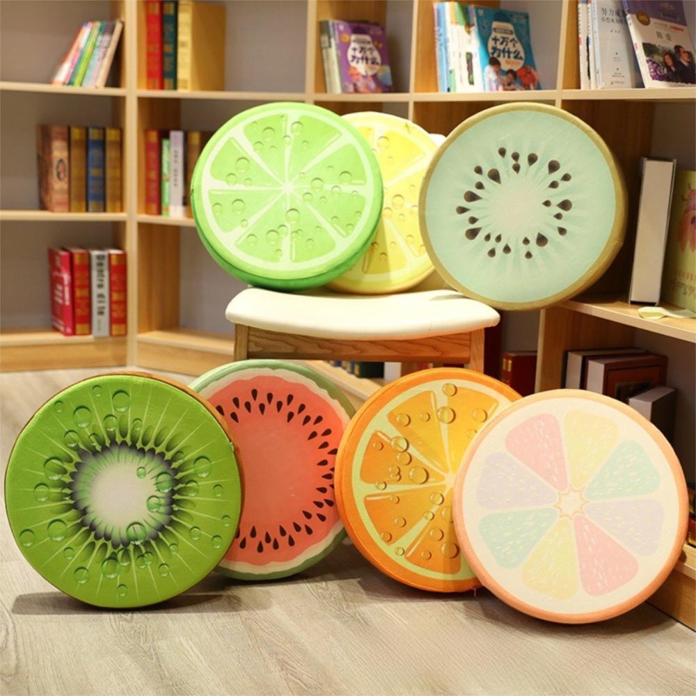 Round Chair Cushion Soft Chair Pillow Mat New Fruit Seat Pads  Household/Office