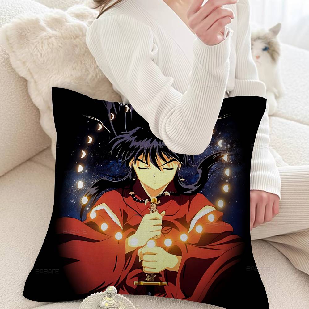 I-Inuyasha Anime Pillow Anime Pillow Sofa Bed Head Pillow Cover Cushion Cover 45x45 Cm Fashion