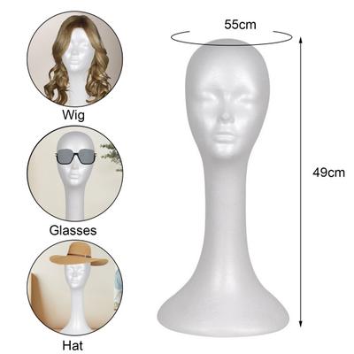 Schaum Perücke Kopf Große Weibliche Mannequin Haarteile Display Halter Hüte Sonnenbrillen Kopfhörer Kopfbedeckungen Ständer Kosmetik
