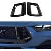 Carbon Fiber Front Bumper Grille Cover Trim Accessories For 2024 2025 Ford Mustang GT/GT Premium (type 1)