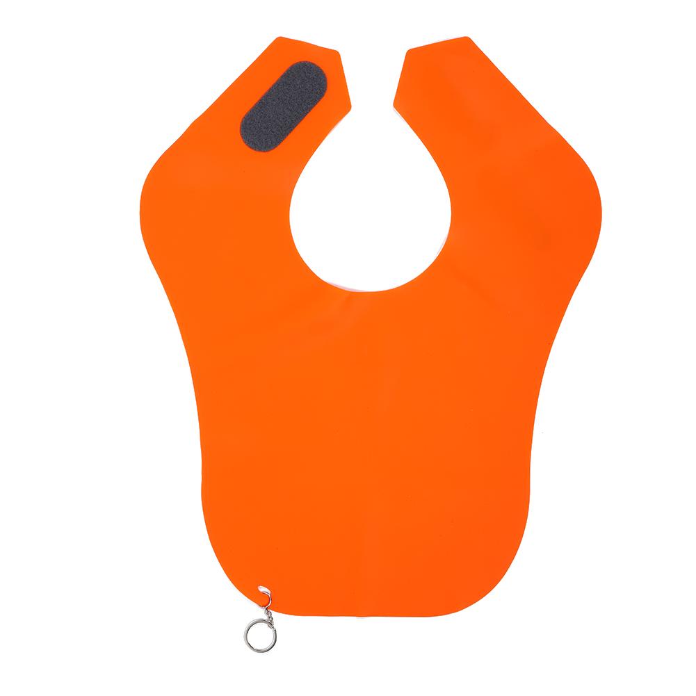 

Silicone Barber Shop Haircut Neck Shawl Wrap Hair Coloring Dyeing Neck (Orange)