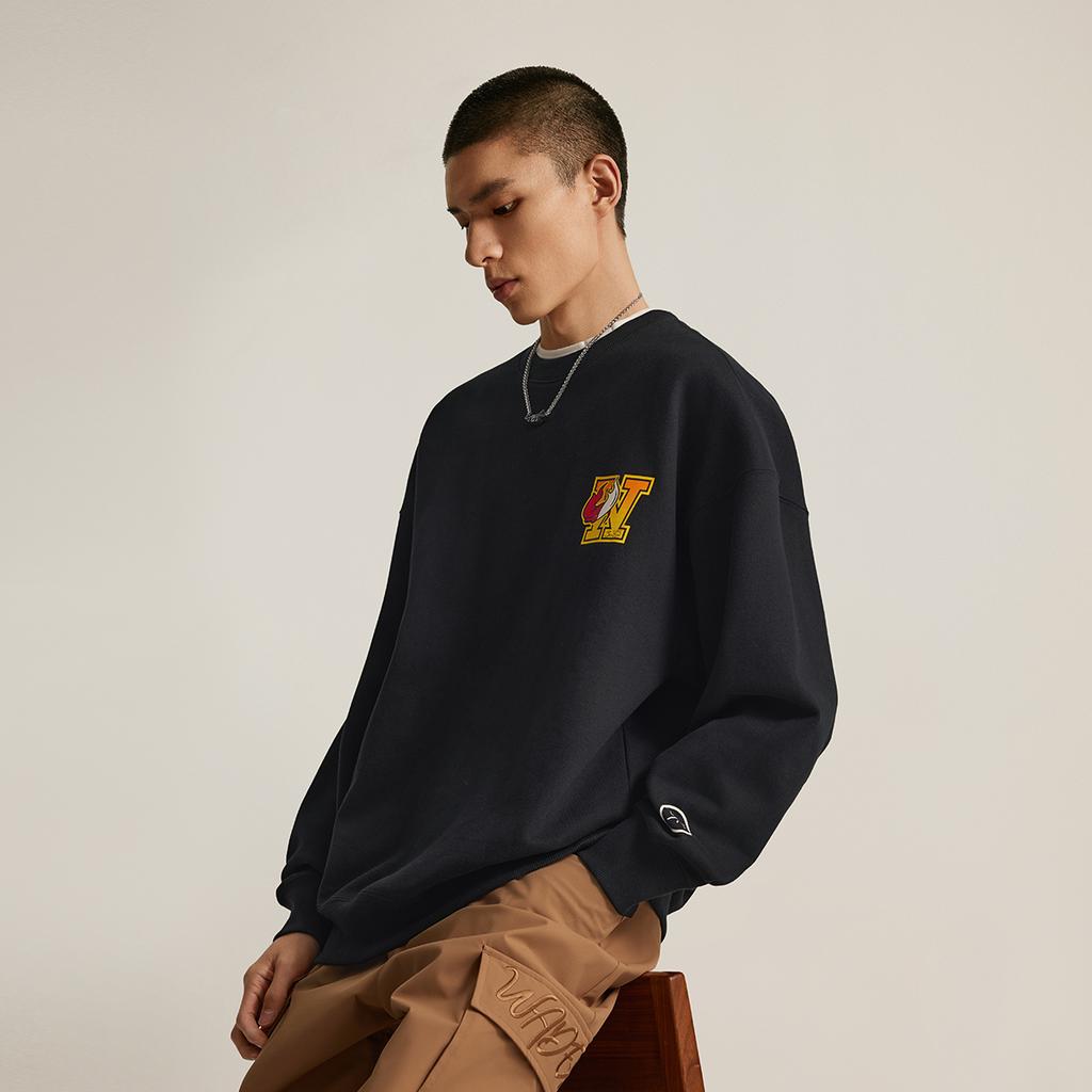 Li Ning WOW Sweatshirt Men's Black AWDV889-1