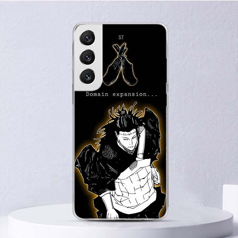 Kaisen J-Jujutsu Art Soft Case For Samsung Galaxy S25 S24 S23 S22 Ultra Phone Cover S20 FE S21 Plus S25 Edge + Funda Coque Galax