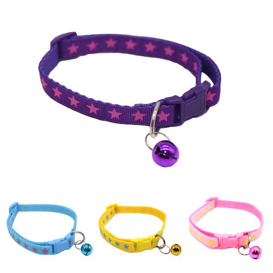 Rychloupínací přezka Fashion Star s náhrdelníkem Bell Cat Dog Puppy Kitten Collar