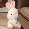Non-Toxic 35/45 Cm Bottle Rabbit Plush Toy Handmade Doll Cartoon Anime Cute Pillow Cushion Thanksgiving Children'S Birthday Gift Doll