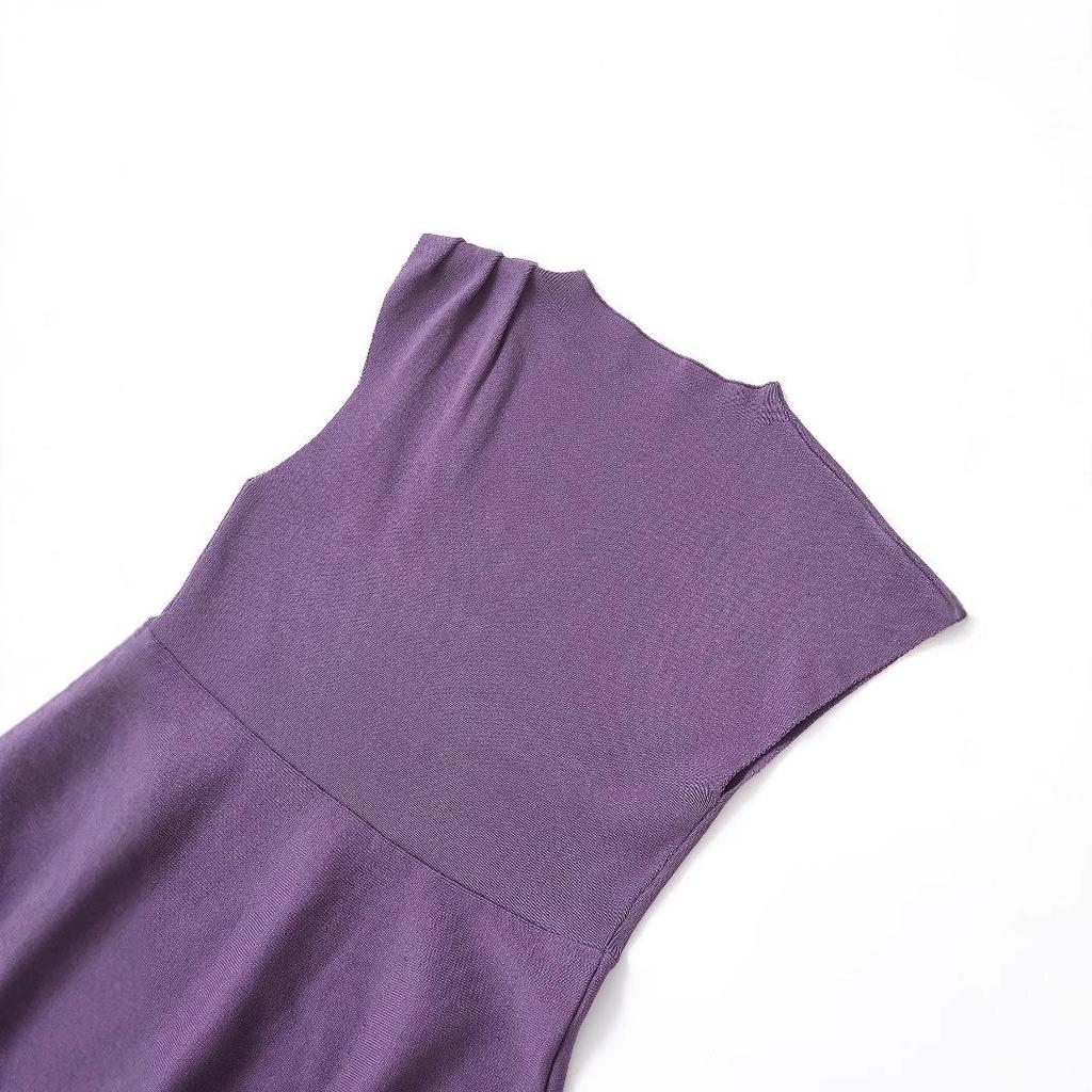 2024 Women's Winter European & American Style Knitted Ice Skating Mini Dress