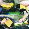 Dual-Sided Microfiber Car & Home Cleaning Towel - Absorbent Soft Coral Fleece Cloth