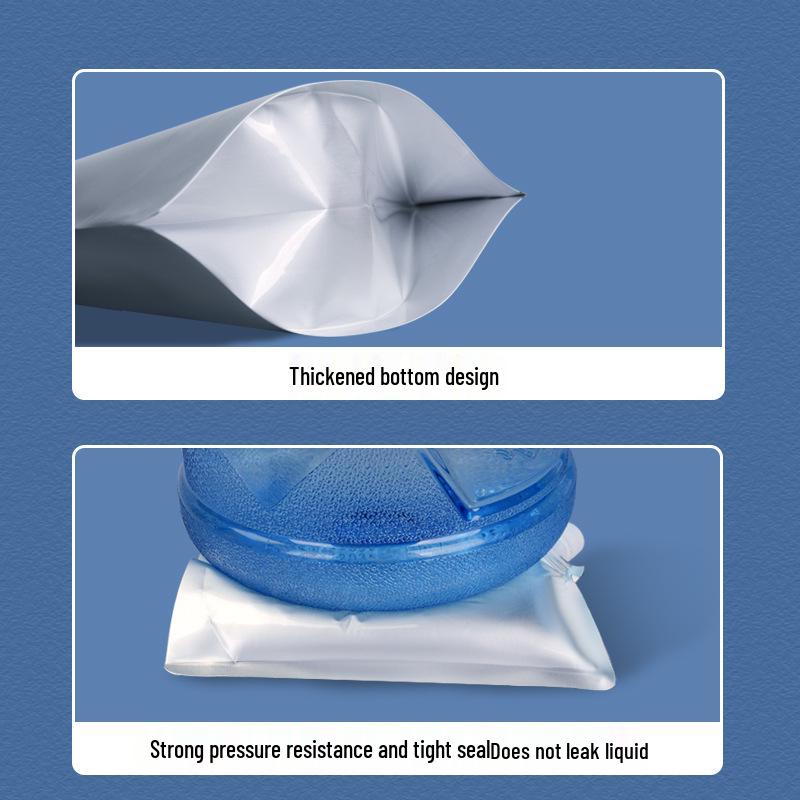 Aluminum Foil Spout Pouch for Liquids: Stand-Up Bag for Soup, Soy Milk, and Sauces
