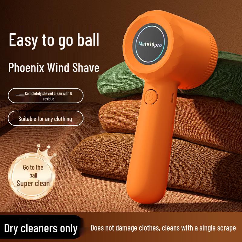 Pompom Lint Remover: Sweater De-piller & Hair Ball Suction Trimmer