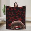 Domo Kun Blanket Ultra-Soft Velvet Cute Gift Throw Blankets Rug Piece