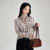 SOFSIL Winter Plaid Thickened Long-Sleeve Casual Shirt