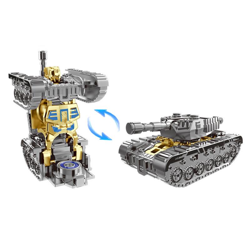 Creative Mech Fidget Spinner Simulated Tank Deformation Robot Adult Fidget Toys Plastic Hand Spinner Stress Relief Toy