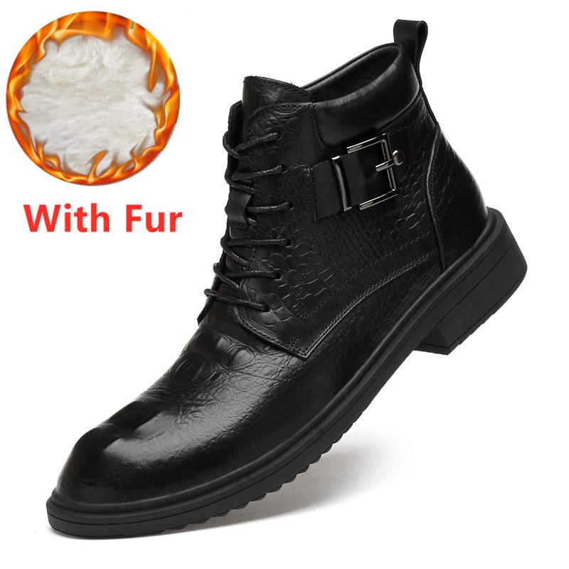 

Модные высококачественные мужские деловые ботинки на шнуровке, модные мужские удобные высокие прогулочные туфли 2024 года, универсальные мужские мотоциклетные ботинки 36