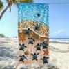 Serviette de Plage Imprimé Tortue Marine Serviette Microfibre Séchage Rapide Serviette Absorbante Douce et Légère pour l'Été, la Plage, la Piscine et les Voyages