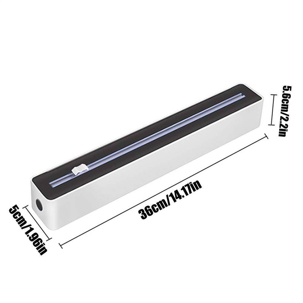 Wrap Organizer With Cutter Kitchen Wrap Dispenser Sturdy Food Cling Film Cutter Space-Saving Storage For Wax Paper