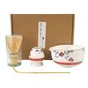 4pcs/set Japanese Style Matcha Tea Set With Tool Rack, Including Bowl, Whisk, Spoon, Great Gift For Ceremony, Traditional Decora