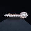 Hair Accessories Rhinestone Bow Hair Clip, Adult Pearl Horizontal Clip, Ponytail Clip, Top Clip, Spring Clip, Small Pearl Hair Clip