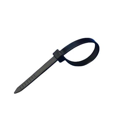 Nylon Self-Locking Black & White Zip Cable Ties for Strong Bundling