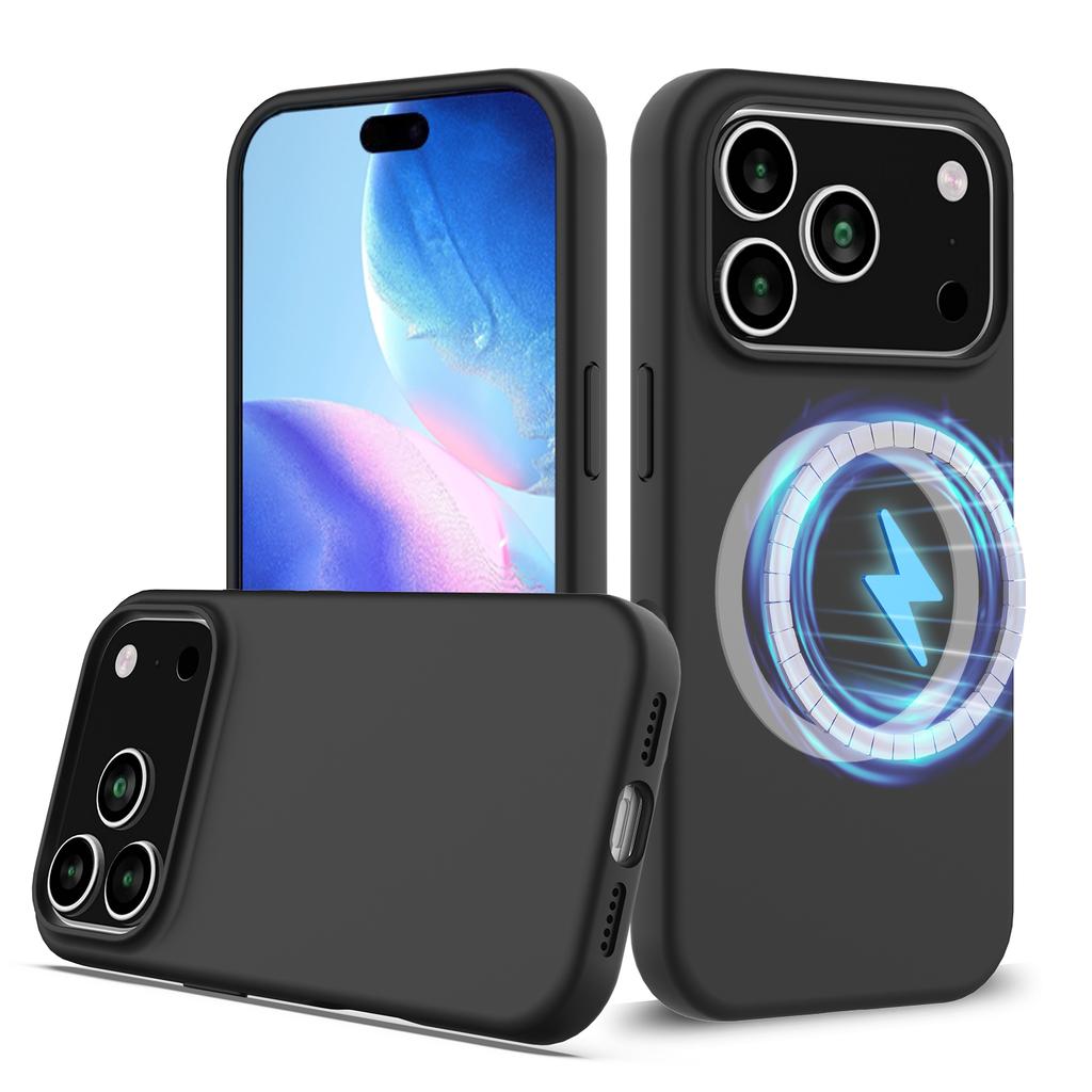 Magsafe Liquid Silicone Phone Case for Apple IPhone 17 Air 13 14 16 15 12 Pro Max Magnetic Wireless Charging Cover