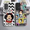 Mafalda Cartoon Cute Shockproof Phone Case for Samsung A17 A16 A15 A14 A37 A57 A36 A56 A26 A35 A55 A25 A34 A54 A24 A13 A23 A33 A